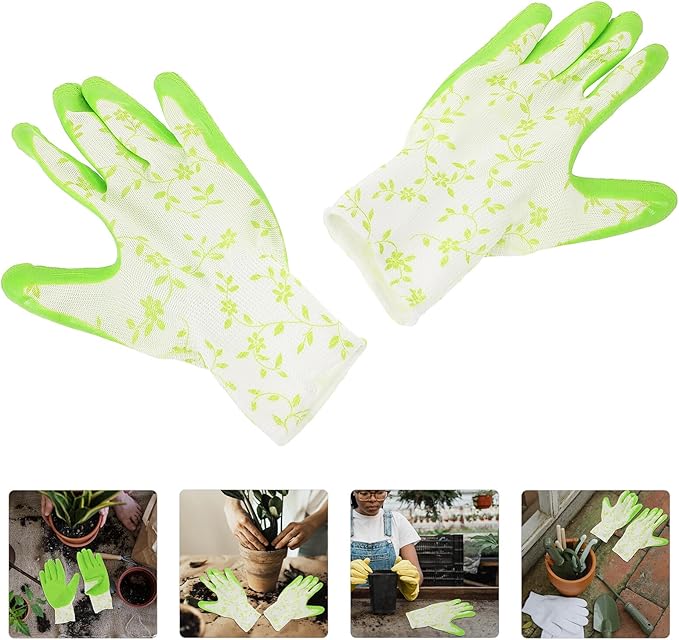 TIDTALEO Thorn Proof Gardening Gloves for Women and Men, Wear Resistant Outdoor Yard Gloves with Waterproof, Anti-slip, Puncture-resistant Thickened Fabric for Garden and Landscaping Tasks