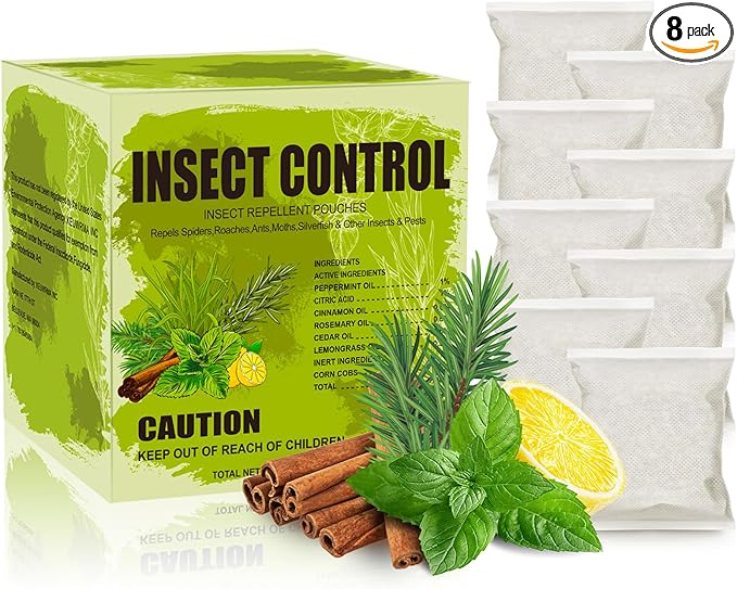 Natural Peppermint Insect Repellent, Spider Repellent Indoor, Fresh Mint Scent, Rodent Repellent for Car Engine, Home Storage, Safe for Kids and Pets (8)