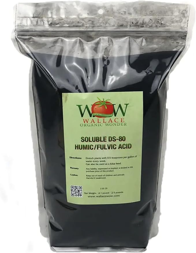 Wallace Organic Wonder, Soluble Humic & Fulvic Acid Powder (5 Pound)