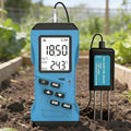 High Accuracy Digital Sensitive 7-In-1 Npk Meter,Multifunctional Soil Fertility Tester,Soil Ph Meter for Garden,Phosphorus,Nitrogen,Potassium Npk Tester,Moisture,Nutrient Conductivity