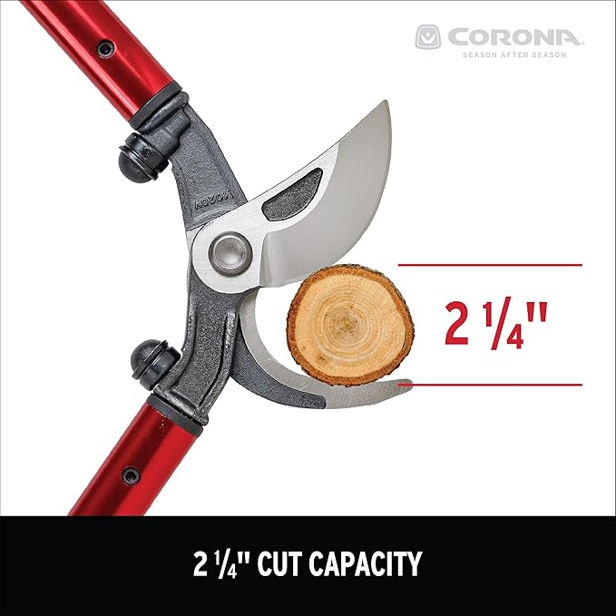 Corona Tools | 32-inch Branch Cutter MAXFORGED Orchard Loppers | Tree Trimmer Cuts Branches up to 2 ¼-inches in Diameter | AL 8462, Red