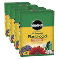 Miracle-Gro Water Soluble All Purpose Plant Food,Plant Fertilizer for Indoor or Outdoor Plants,Roses,Flowers,Houseplants,Vegetables and Trees,10 lb.,(Pack of 4)