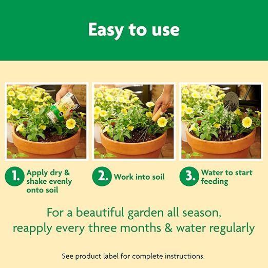 Miracle-Gro Shake 'N Feed All Purpose Plant Food,for In-Ground and Container Plants,Feeds for up to 3 Months,1 lb.,(Pack of 6)