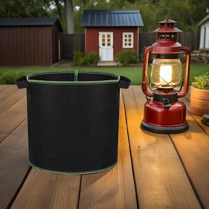6pcs 4 Gallon Non-Woven Plant Growing Bags with Handles, Fabric Pots for Vegetable and Succulent Nursery, Indoor Outdoor Gardening Grow Bags