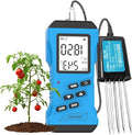 Soil Tester - 7 in 1 Ph Humidity, Moisture, Nutrient Conductivity, Phosphorus, Potassium Measurement, High Accuracy Digital Sensitivity for Soil Fertility
