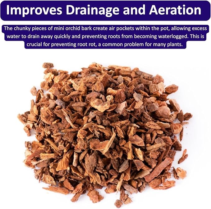SuperMoss (23111) Orchid Potting Bark, 100% Natural Douglas Fir Bark, 1/4", 2 Cu. Ft.