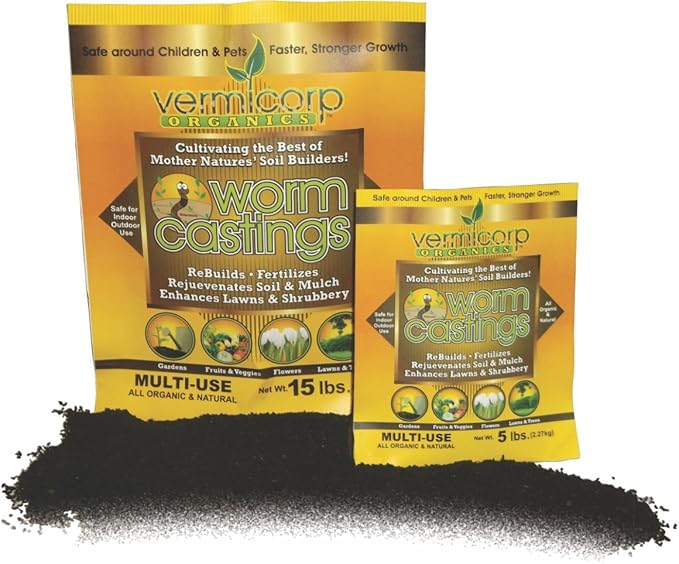 Organic Worm Castings (15lbs)