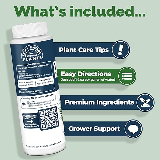 Liquid 10-10-10 Fertilizer for Lawn and Garden – Balanced All-Purpose Plant Food 8 oz (250mL)