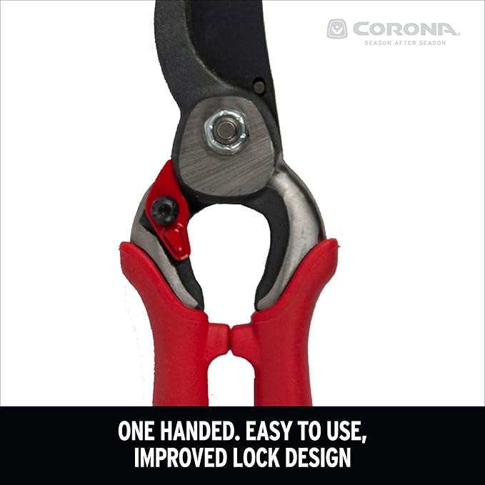 Corona BP 7200 Forged Pro Cut Bypass Hand Pruner, 1-Inch, Red (Pack of 6)
