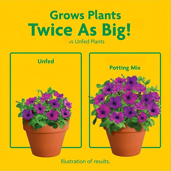 25 qt All Purpose Potting Mix, Lightweight Garden Soil for Indoor Outdoor Potted Plants, Flowers, Shrubs, Great for Houseplants and Landscape Gardening