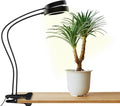 OSANI 24" Gooseneck Long Arm Grow Light, 48" Wide Coverage, 6000K Full Spectrum LED Grow Lights for Indoor Plants with Red Blue LEDs, 10-Level Dimmable, Auto Timer, USB & Adapter, Grow Lights Indoor