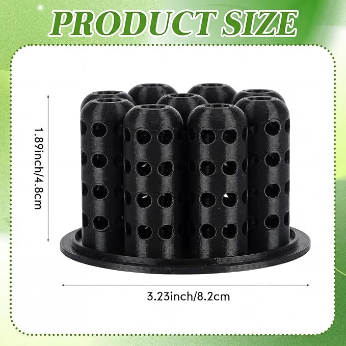 2 Pack Green Onion Planter Scallion Grower Seed Sprouting Kit Compatible with Regular Mouth Mason Jar for Windowsill Garden, Hydroponics, and Propagation Hydroponics Enthusiasts (Black)
