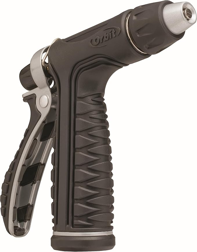 Orbit 26814 Pro Flo Metal Rear Trigger Hose Spray Nozzles Dual Pack