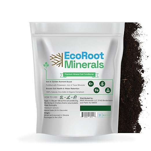 Greensand Soil Conditioner, 10 lb – Organic Fertilizer & Natural Soil Amendment for Garden, Lawn & Plants – Improves Structure & Moisture Retention