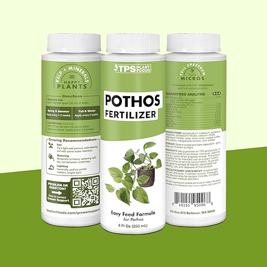 TPS NUTRIENTS Pothos Fertilizer for All Pothos Plants and Vines, Liquid Plant Food, 32 oz (1 Quart)