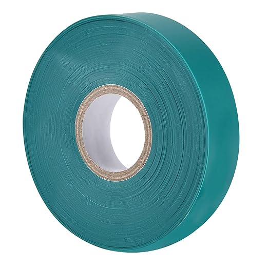 Stretch Tie Tape, 1/2" 150ft Garden Tie Tape, Reusable Garden Plant Ties Green Tapes for Plants, Thick Sturdy Plant Ribbon Garden Green for Branches Flowers Tomatoes Plant Use Indoor Outdoor