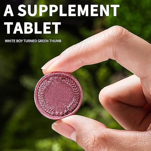 Sοil Bοost Tablets 22Pcs - Home Gardening Universal Slow-Release Tablet Οrganic Fertilizer - Slow Release Fertilizer - General Purpose Slow-Release Fertilizer for Plants, Bοne Meal Fertilizer (3 Pcs)