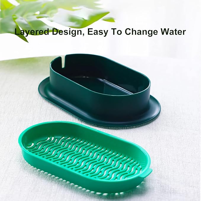 3Pcs Cat Grass Planter (No Seeds Included) Wheatgrass Planting Trays Hydroponic Cat Grass Growing Kits for Indoor Cats Soilless Organic Nursery Box Pet Grass Pot (I)