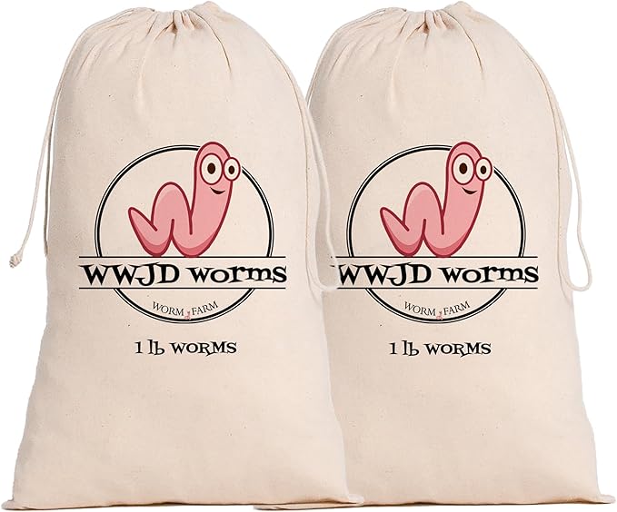Red Wigglers Composting Worms - 2lb Red Worms for Composting - Use on Worm Castings for Plants, Garden, Worm Farm & Compost Starter, Easy to Manage
