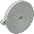 1-Roll Garden Plant Tape, 33 ft x 0.5 in Garden Hook and Loop Plant Ties Multi-Purpose Use Adjustable and Reusable Twist Wire Tape for Plants/Flowers/Vines [Grey]