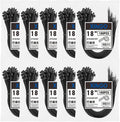XINGO 1000PCS 18 Inch Black Zip Ties Heavy Duty, 60lb Tensile Strength, UV Resistant Cable Ties for indoor and outdoor use ﻿