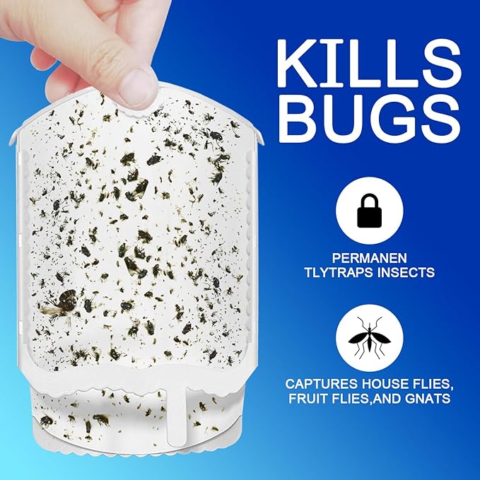 33 Pack Flying Insect Trap Refills Compatible with Flying Insect Trap M364 M364A and Max, Safe with Kids & Pets