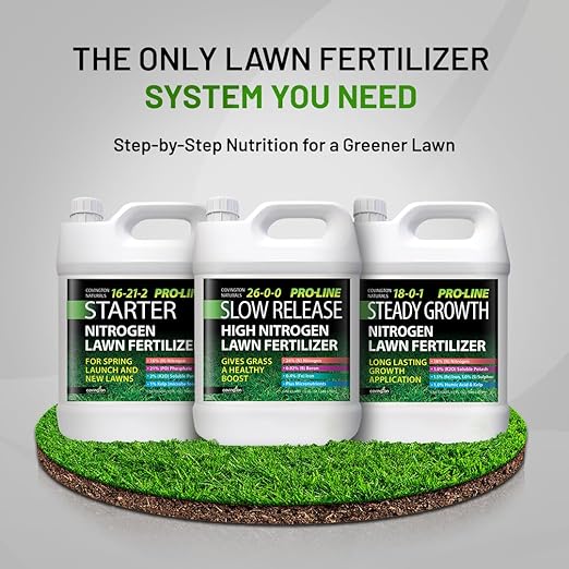 Covington ProLine 26-0-0 NPK Liquid Lawn Slow Release Fertilizer (32oz) – High Nitrogen Lawn Food for Summer Growth – Promotes Deep Green Color & Resilient Turf – Ideal for Heat-Stressed Lawns