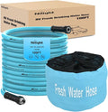 Nilight RV Water Hose 100FT Garden Drinking Hoses with Storage Bag Leakproof Anti-Kink 5/8" Inner Diameter Flexible Lightweight Freshwater Hose for RVs Campers Travel Trailer Boat Car Wash Accessories