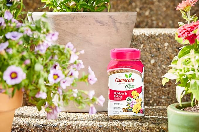 Osmocote Smart-Release Plant Food Plus Outdoor & Indoor1 - Granular, Continuous Release Plant Fertilizer with 11 Essential Nutrients, 1 lb.
