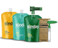 Sunday Season of Sunday Lawn Care Kit, 4-Month Feeding System, Includes Lawn Kickstart, Water Focus, Green Machine + Soil Test Kit & Analysis, for All Grass Types, Covers up to 5,000 sq ft