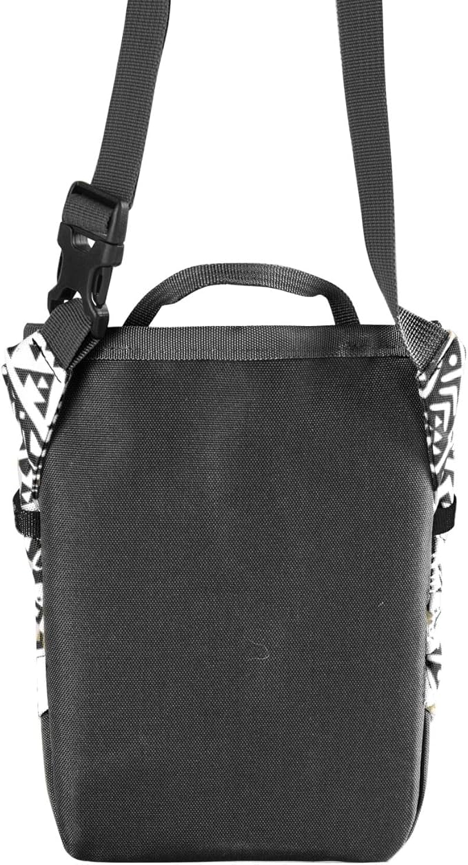 Gardening Outdoor Tool Storage Bag, Oxford Gardening Plant Tool Organizer Storage Carrier Store, Multi-Purpose Bag Home Use, Ideal for Tool Storage Solutions (Black and White)