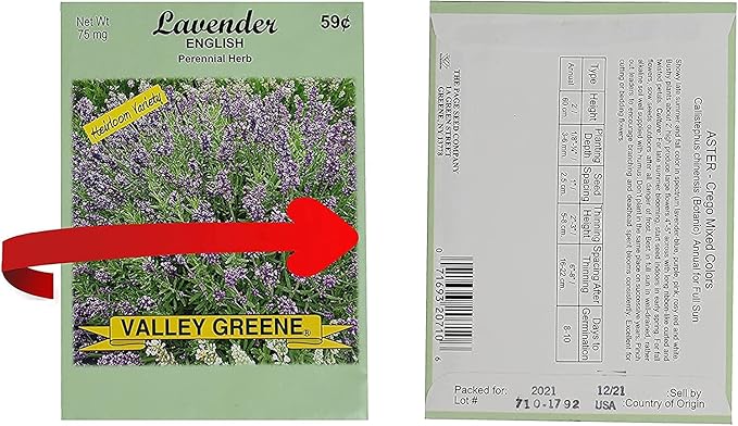 Set of 500 Flower Seed Packets - Flower Seeds in Bulk - 15 or More Varieties Available - Great for Creating Colorful Gardens (500)
