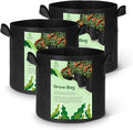 WEIFENG 3-Pack 20 Gallon Grow Bags with Handles, Heavy Duty Fabric Pots for Potatoes, Fruit Trees, Large Plants