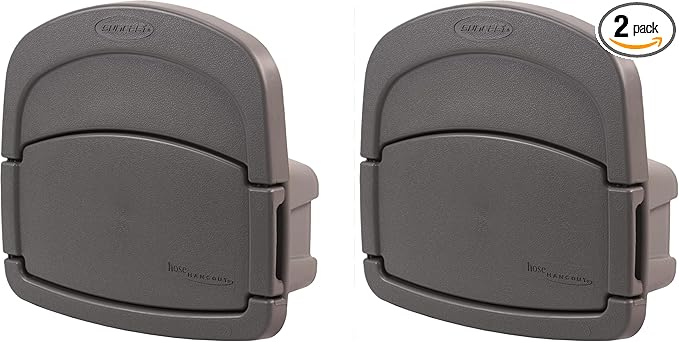 Suncast Deluxe Hose Hanger | Stoney | Pack of 2
