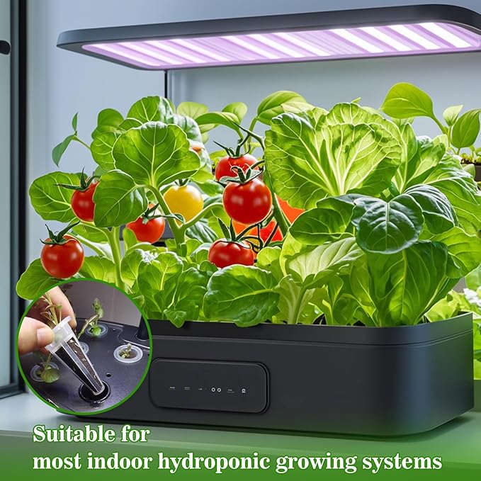 Doter 100 pcs Grow Sponges for Hydroponics Compatible with AeroGarden, Hydroponics Growing System Pods, General Hydroponics Rapid Rooter, Starter Plug for Seeds or Cuttings