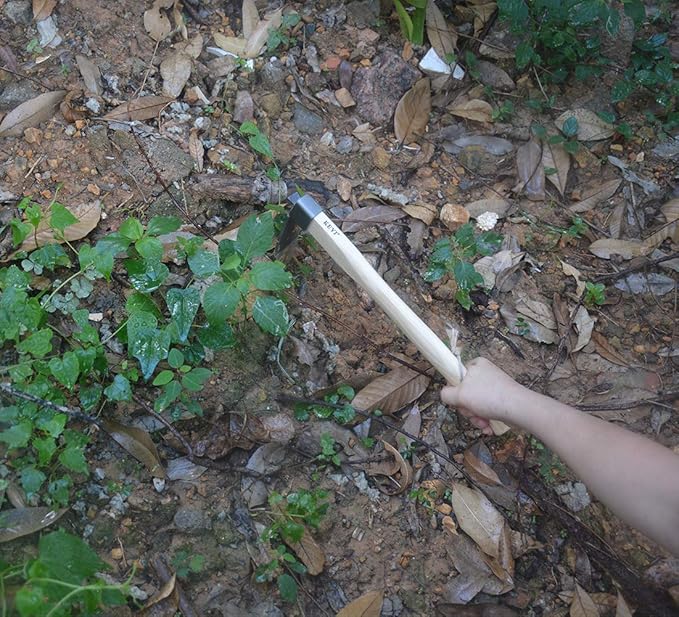 KEYI Carbon Steel Hand Mattock Pick, Agricultural Digging Tool