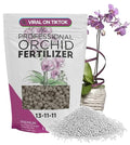 Orchid Fertilizer Pellets 13-11-11 Slow Release | Orchid Plant Food for Orchids | Orchid Fertilizer for Seedlings & Mature Plants | Multi-Purpose Blend & Gardening Supplies 5.2 oz Resealable Packaging
