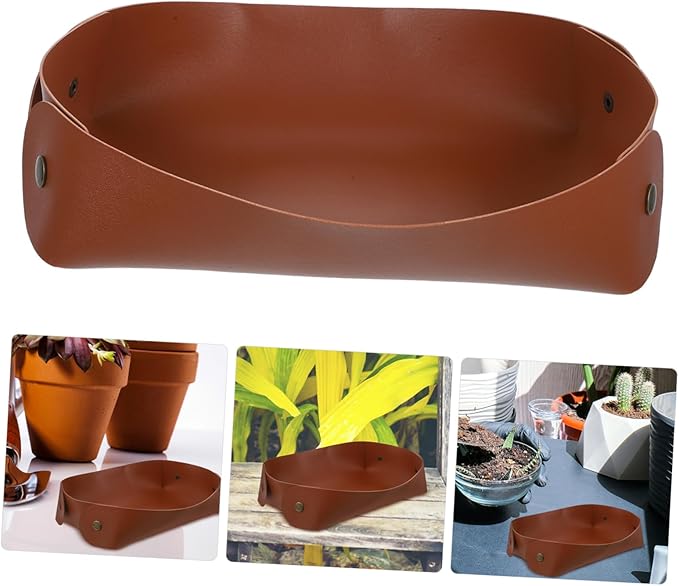 BESPORTBLE Gardening Tool Storage Box PU Organizer for Use Multi Functional Mat Tool Holder for Plants Versatile Storage for Items