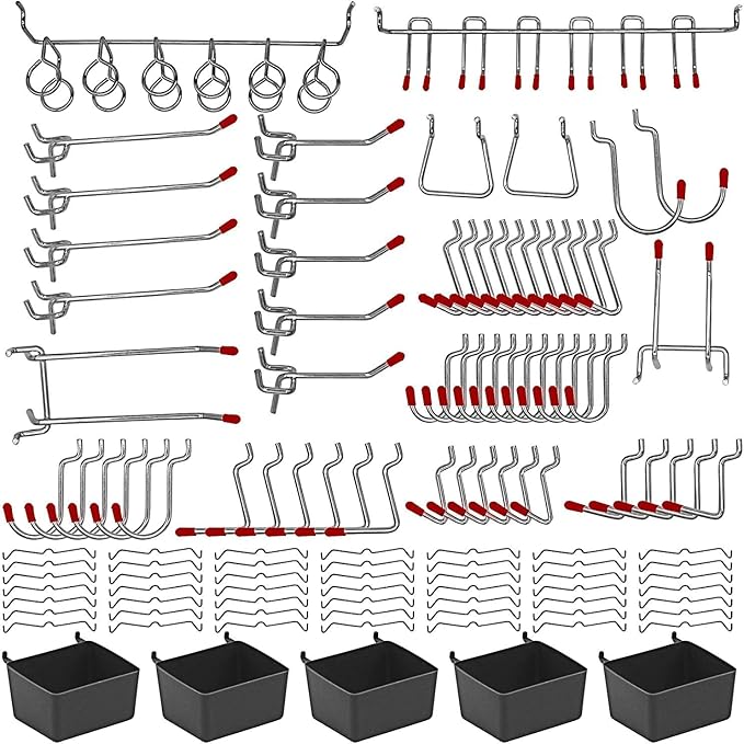 WEN Workbench Pegboard Accessory Kit, 114-Piece (WB114A) (Pack of 12)