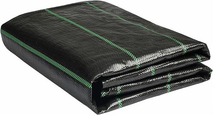 Weed Barrier Landscape Fabric Heavy Duty 6FT X 100FT Premium 3.2oz Ground Cover Landscape Fabric Gardening Mat,Woven Geotextile Fabric for Underlayment,Commercial Driveway Fabric