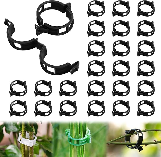 150 Pcs Plant Clips - Plastic Plant Clips for Climbing Plants,Reusable Plant Support Clips for Tomatoes, Vines,Cucumbers, and Climbing Plants,Gentle & Secure Garden Clips for Indoor & Outdoor Use