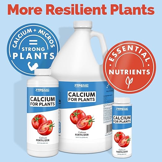 TPS NUTRIENTS Calcium for Plants – Liquid Calcium Fertilizer to Support Healthy Growth & Help Prevent Common Calcium Deficiencies, 8 oz