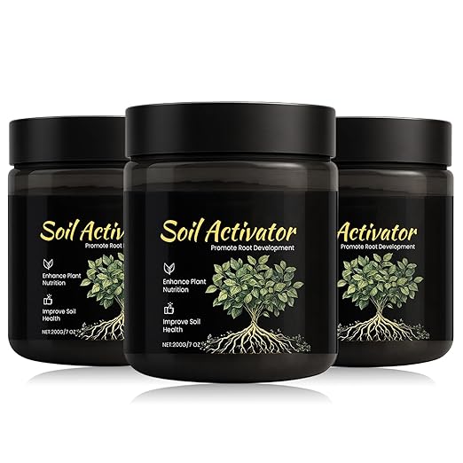 Soil Pro Activator for Plants, Organic Soil Pro Activators and Plant Fertilizers, Lawn & Garden Soil Conditioner, Promotes Root Growth & Nutrient Uptake (3Pcs)