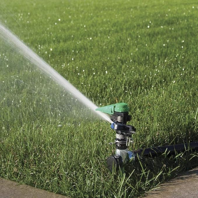 Rain Bird P5R Plastic Impact Sprinkler, Adjustable 20° - 360° Pattern, 25' - 41' Spray Distance (Pack of 2)
