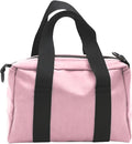 BLIRITEL 14 Inch Wide Mouth Tool Bag, Heavy Duty Canvas Tool Storage Bag, Large Capacity Handbag, Multi-function Tool Organizer Tote Bag for Storage Wrenches Pliers (Pink, 14 Inch)