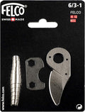 FELCO Hand Pruner Replacement Kit (6/3-1) - Spare Blade, Spring, & Adjustment Key for Garden Shears & Clippers, Genuine SWISS MADE