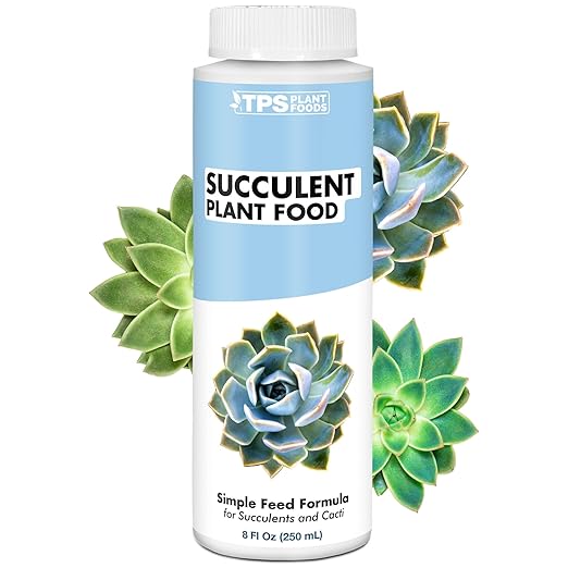 Succulent Plant Food – Gentle Liquid Fertilizer for Succulents & Cactus, 8 oz