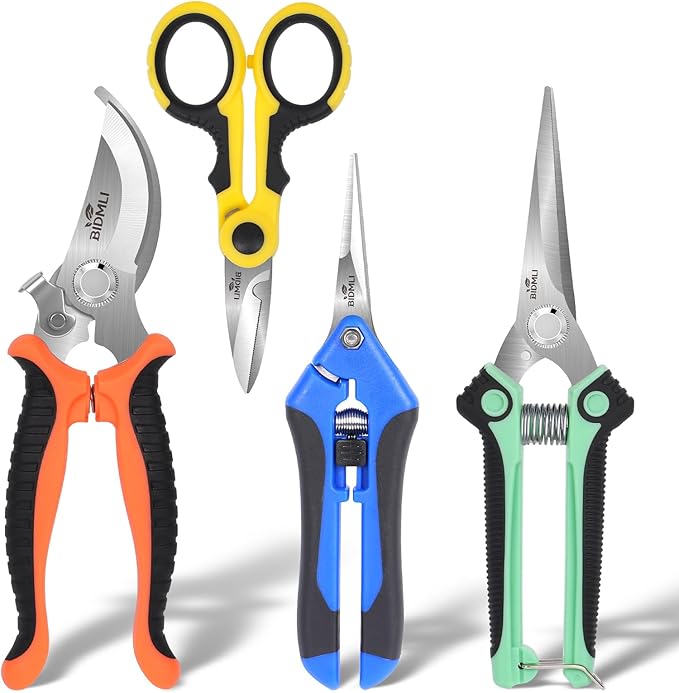 4-Pack Multifunctional Garden Scissors Set
