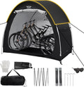 Bike Tent Outdoor Storage Shed, with Rain Cover,Waterproof Zipper,Waterproof Anti-UV 210D Oxford Fabric,Outside Bicycle Storage Shelter Fits for 2-3 Bikes,Motorcycle,Mower,Garden Tools,79"x32"x67"