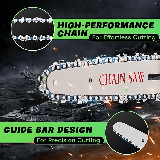 Saker Mini Chainsaw|6 Inch Chainsaw[2025 Upgraded]|Mini Cordless Electric Chain Saw|Small Handheld Portable Chainsaw Battery Powered Chain Saw for Tree Trimmer and Garden,Valentine's Day Gifts for Men